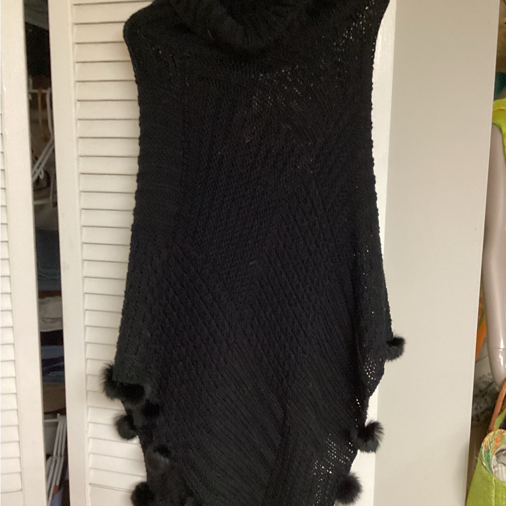 Elegant Black Knit Sweater